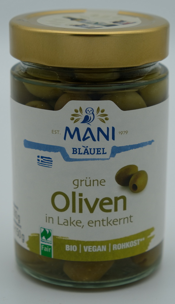 Oliven in Lake, grün, entkernt, 280g