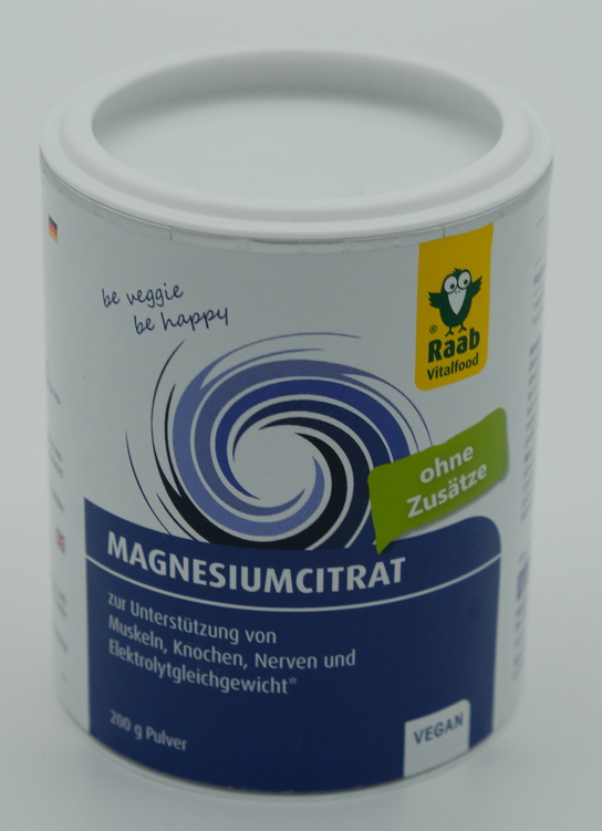 Magnesiumcitrat-Pulver, 200g, konventionell